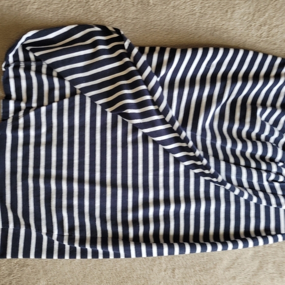 Belle Badgley Mischka striped cotton sleeveless dress size 4 - Picture 9 of 16